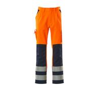 Mascot Safe Compete Olinda Trousers - Hi-Vis Orange/navy (33.5) (Leg Length - Short)