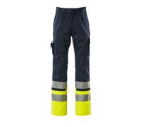 Mascot Safe Compete Patos Trousers (Navy/hi-Vis Yellow) (36.5) (Leg Length - Long)