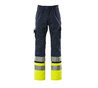 Mascot Safe Compete Patos Trousers (Navy/hi-Vis Yellow) (40.5) (Leg Length - Long)