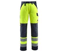 Mascot Safe Light Maitland Trousers - Hi-Vis Yellow/dark Navy Blue (38.5) (Leg Length - Long)