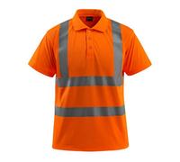 Mascot Safe Light Bowen Polo Shirt (Hi-Vis Orange) (Medium)