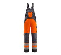 Mascot Safe Light Gosford Bib & Brace - Hi-Vis Orange/dark Anthracite (42.5) (Leg Length - Long)