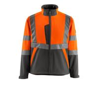 Mascot Workwear 15902 Safe Light Softshell Jacket Hi-Vis Orange/Dark A L