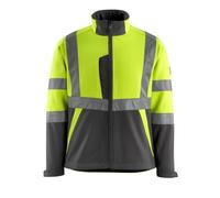 Mascot Safe Light Kiama Softshell Jacket (Hi-Vis Yellow/dark Anthracite) (X Large)