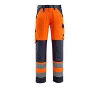 Mascot Safe Light Maitland Trousers - Hi-Vis Orange/dark Navy Blue (30.5) (Leg Length - Regular)