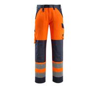 Mascot Safe Light Maitland Trousers - Hi-Vis Orange/dark Navy Blue (32.5) (Leg Length - Long)