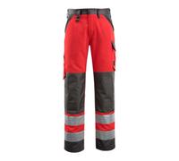 Mascot Safe Light Maitland Trousers - Hi-Vis Red/dark Anthracite (30.5) (Leg Length - Short)