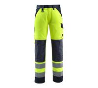 Mascot Safe Light Maitland Trousers - Hi-Vis Yellow/dark Navy Blue (44.5) (Leg Length - Long)