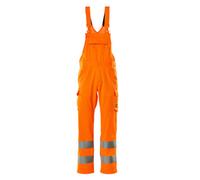 Mascot Workwear 18869 Safe Light Bib & Brace Hi-Vis Orange Waist: 28.5" 32"