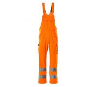 Mascot Workwear 18869 Safe Light Bib & Brace Hi-Vis Orange Waist: 28.5" 30"