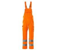 Mascot Workwear 18869 Safe Light Bib & Brace Hi-Vis Orange Waist: 30.5" 35"