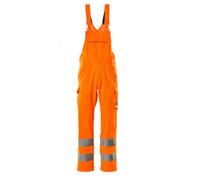 Mascot Workwear 18869 Safe Light Bib & Brace Hi-Vis Orange Waist: 30.5" 32"