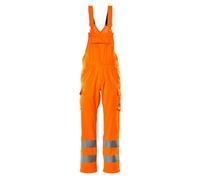 Mascot Workwear 18869 Safe Light Bib & Brace Hi-Vis Orange Waist: 32.5" 32"
