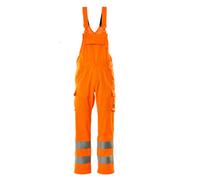Mascot Workwear 18869 Safe Light Bib & Brace Hi-Vis Orange Waist: 34.5" 30"