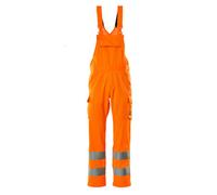 Mascot Workwear 18869 Safe Light Bib & Brace Hi-Vis Orange Waist: 36.5" 30"