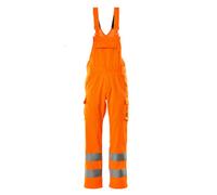 Mascot Workwear 18869 Safe Light Bib & Brace Hi-Vis Orange Waist: 38.5" 30"