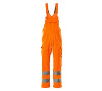 Mascot Workwear 18869 Safe Light Bib & Brace Hi-Vis Orange Waist: 40.5" 35"
