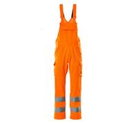 Mascot Workwear 18869 Safe Light Bib & Brace Hi-Vis Orange Waist: 40.5" 30"