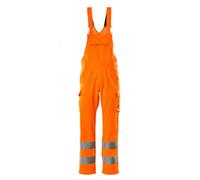 Mascot Workwear 18869 Safe Light Bib & Brace Hi-Vis Orange Waist: 42.5" 35"
