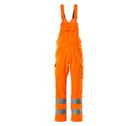 Mascot Workwear 18869 Safe Light Bib & Brace Hi-Vis Orange Waist: 42.5" 30"
