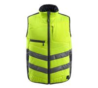 Mascot Safe Supreme Grimsby Thermal Gilet (Hi-Vis Yellow/dark Navy Blue) (Small)