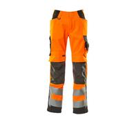 Mascot Workwear 15579 Safe Supreme Trousers with kneepad pockets Hi-Vi 38.5" 30"