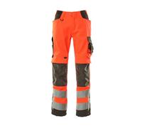 Mascot Safe Supreme Kendal Trousers - Hi-Vis Red/dark Anthracite (34.5) (Leg Length - Short)
