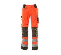 Mascot Safe Supreme Kendal Trousers - Hi-Vis Red/dark Anthracite (35.5) (Leg Length - Short)