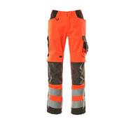 Mascot Workwear 15579 Safe Supreme Trousers with kneepad pockets Hi-Vi 38.5" 30"