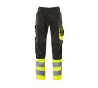 Mascot Workwear 15679 Safe Supreme Trousers with kneepad pockets Black 34.5" 30"