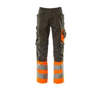 Mascot Workwear 15679 Safe Supreme Trousers with kneepad pockets Dark 38.5" 35"