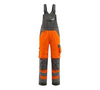Mascot Newcastle Bib & Brace Hi-vis Orange/Dark Anthracite 90C48 (L35W32.5)