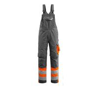 Mascot Safe Supreme Sunderland Bib & Brace - Dark Anthracite/hi-Vis Orange (30.5) (Leg Length - Short)