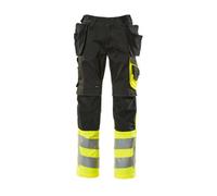 Mascot Safe Supreme 17531 Hanging Pockets Big Work Pants Black 50 / 32