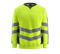 Mascot Workwear 50126 Safe Supreme Sweatshirt Hi-Vis Yellow/Black XL C XL