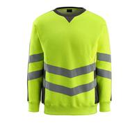 Mascot Workwear 50126 Safe Supreme Sweatshirt Hi-Vis Yellow/Dark Anthr L