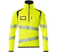 Mascot Workwear 19005 Accelerate Safe Knitted Jumper with half zip Hi- M