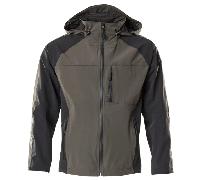 Mascot Unique Stretch Waterproof Outer Shell Jacket (Dark Anthracite/black) (Medium)