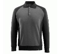 Mascot Workwear 50610 Unique Polo Sweatshirt Dark Anthracite/Black XS XS