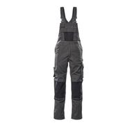 Mascot Workwear 12169 Unique Bib & Brace with kneepad pockets Dark 44.5" 32"