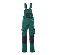 Mascot Workwear 12169 Unique Bib & Brace with kneepad pockets Gree 30.5" 35"