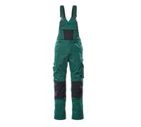 Mascot Workwear 12169 Unique Bib & Brace with kneepad pockets Gree 30.5" 32"