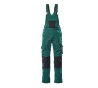Mascot Unique Augsburg Bib & Brace - Green/black (36.5) (Leg Length - Short)