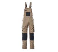 Mascot Unique Augsburg Bib & Brace - Light Khaki/black (27) (Leg Length - Regular)