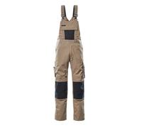 Mascot Unique Augsburg Bib & Brace - Light Khaki/black (28.5) (Leg Length - Regular)