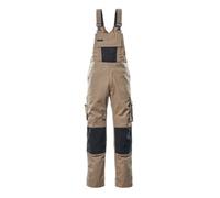Mascot Unique Augsburg Bib & Brace - Light Khaki/black (36.5) (Leg Length - Regular)
