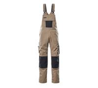 Mascot Unique Augsburg Bib & Brace - Light Khaki/black (40.5) (Leg Length - Regular)