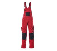 Mascot Unique Augsburg Bib & Brace - Red/black (46.5) (Leg Length - Long)