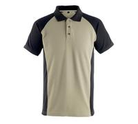 Mascot Workwear 50569 Bottrop Unique Polo Shirt Light Khaki/Black 4XL 4XL