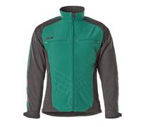 Mascot Workwear 12002 Unique Softshell Jacket Green/Black XS Colour: G XS